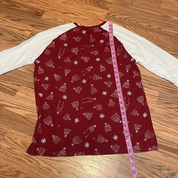 Winter Hats Burt’s Bees Baby Winter Beanie Shirt, Christmas, Holiday Cream Red M - Picture 5 of 6